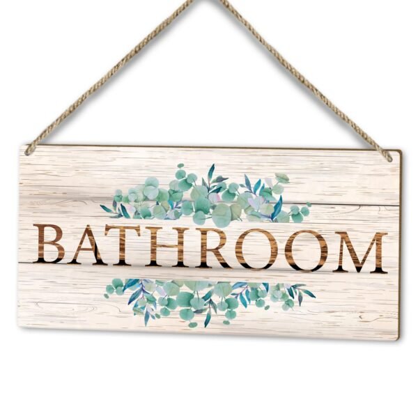 Bathroom Toilet Decor Welcome Sign - Image 5