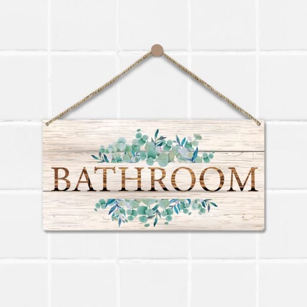 Bathroom Toilet Decor Welcome Sign