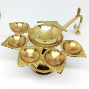 Camphor Stand / Kapoor Dani / Brass Karpuram Arati Stand